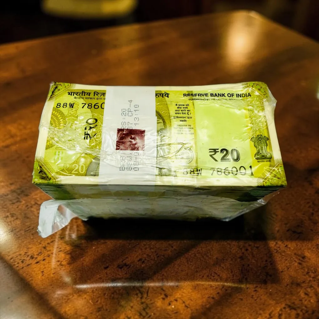 Rs 20 India Banknote Seal Rim 786001 To 787000 Gem Unc Unique and Rare