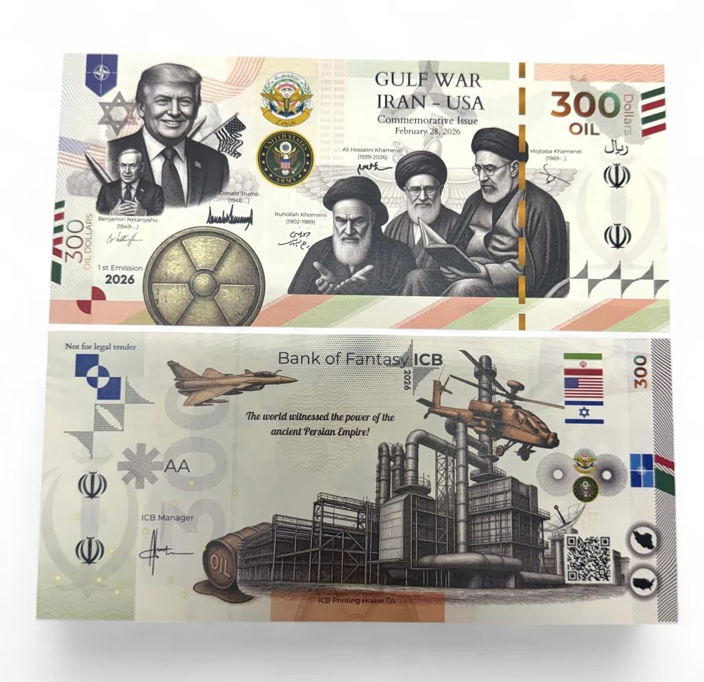 300 Oil Dollars Gulf War Fantastic Issue ICB Unique and Rare