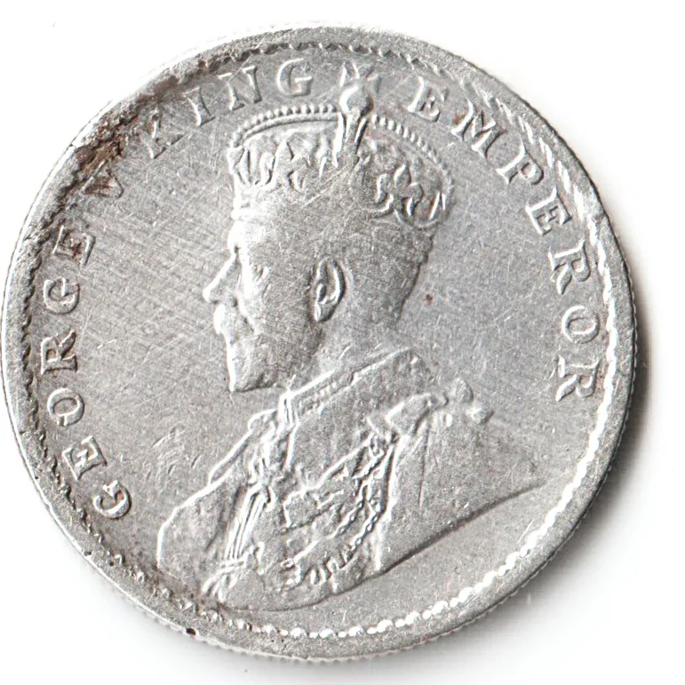 Rare 1919 One Rupee of George V King Emperor Calcutta Mint Silver 11.66 Gram British India Coin Same as per shown given