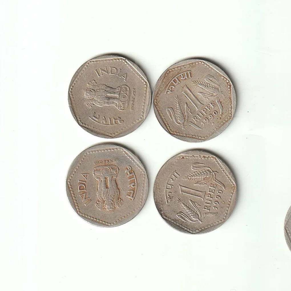 Rare 1 Rupee 1990 Republic India National Integration Mumbai Mint # A038
