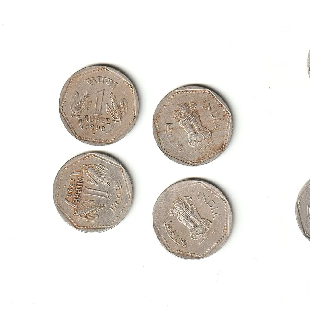 Rare 1 Rupee 1990 Republic India National Integration Mumbai Mint # A038