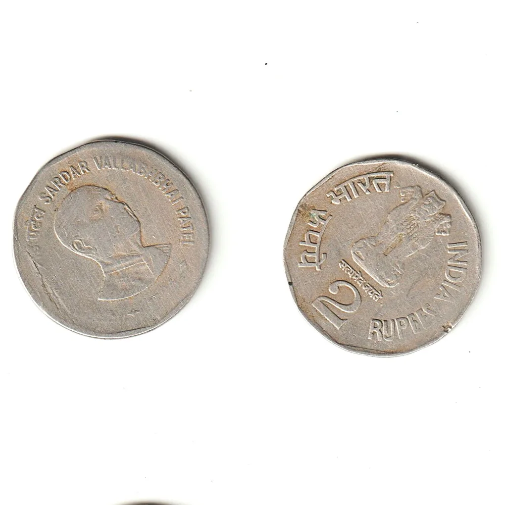 Rare 1 Rupee 1996 Sardar Vallabh bhai Patel Centenary Republic of India Calcutta Mint Coinage India Coin