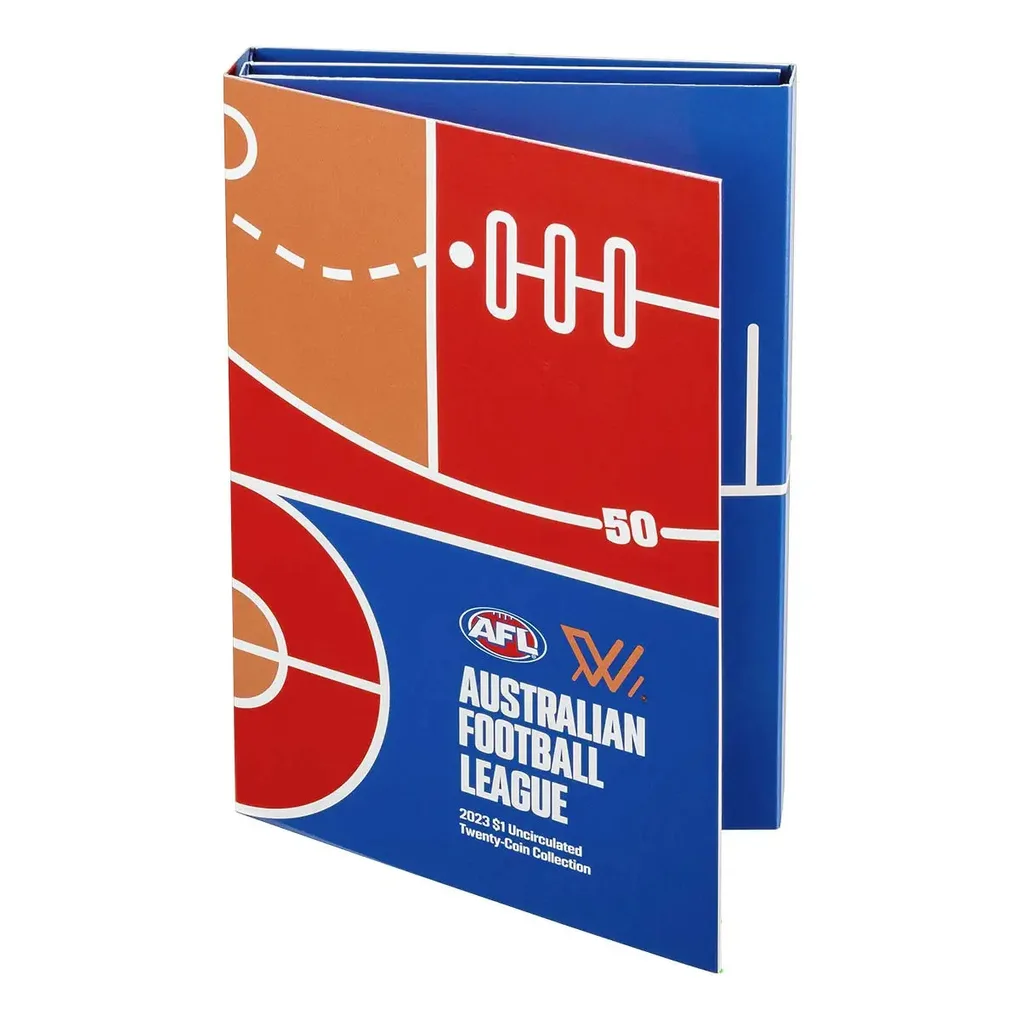 1 Dollar's 2023 Australian Football League (AFL) 20 Coin Set with Folder