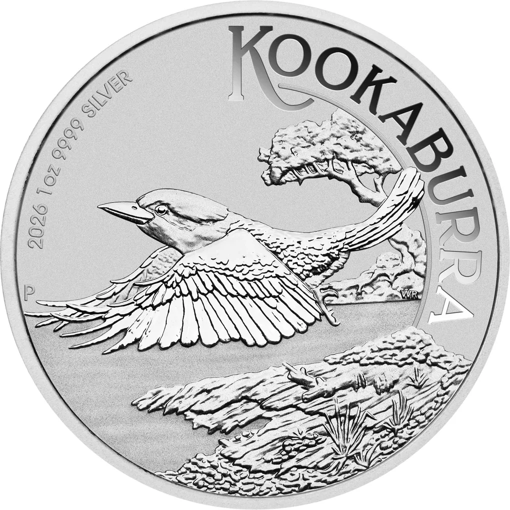 Australia 1 Dollar (Charles III) 2026 (Australian Kookaburra) 1 ounce .999 Fine Silver Gem Unc Coin #A5