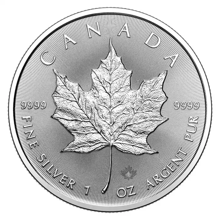 Canada 5 Dollars (Charles III) 2026 SML (Bullion) 1 ounce .999 Fine Silver Gem Unc Coin #A6