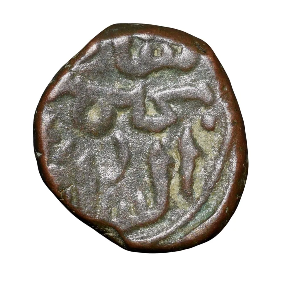 Copper Falus of Bahaman Shah(AD1347-59) of Bahamani Sultanate Type BH20 Rare