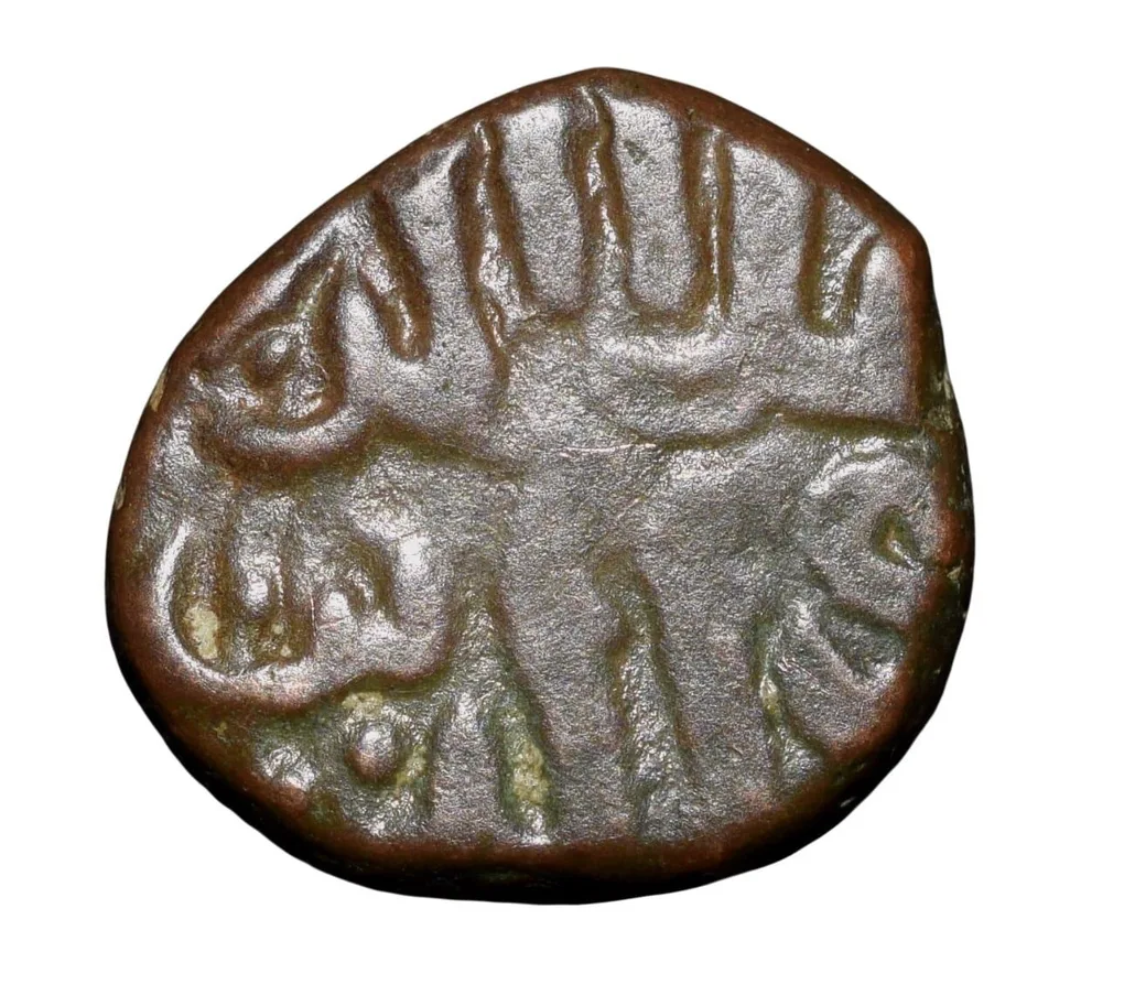 Copper Falus of Bahaman Shah(AD1347-59) of Bahamani Sultanate Type BH20 Rare