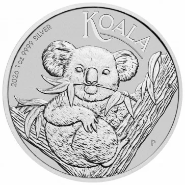 Australian Koala 1 Dollar (Charles III) 2024 1 ounce .999 Fine Silver Gem Unc Coin #A3