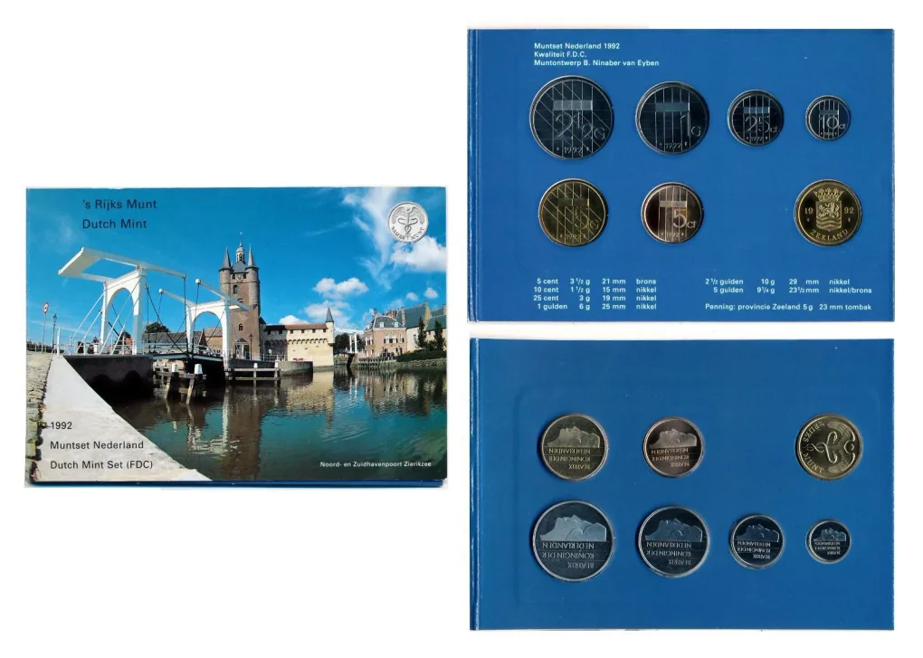 Netherlands 1992 - Royal Dutch Mint FDC Set Zeeland UNC 7 Coin Set