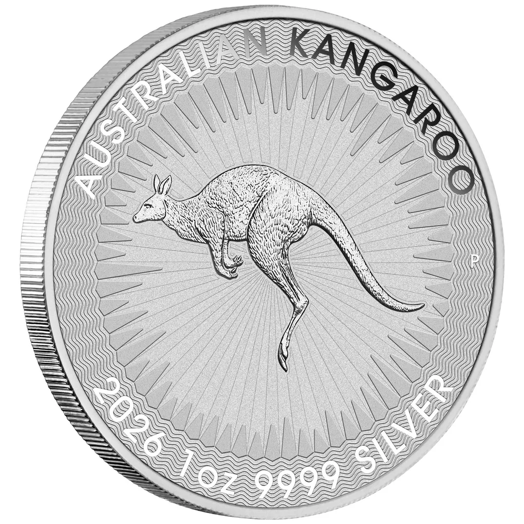 Australia 1 Dollar (Charles III) 2026 (Australian Kangaroo) 1 ounce .999 Fine Silver Gem Unc Coin #A4