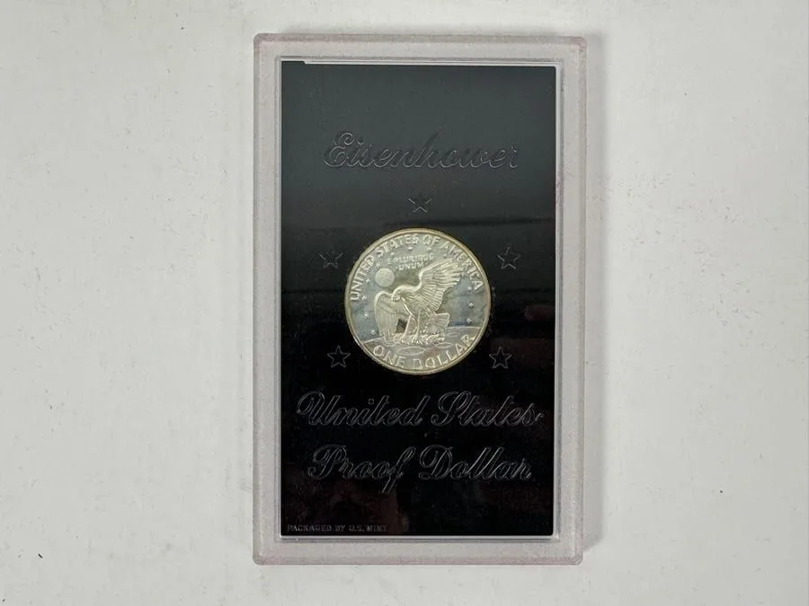 United States 1 Dollar 1972 (Eisenhower Dollar) Proof Silver Dollar Set