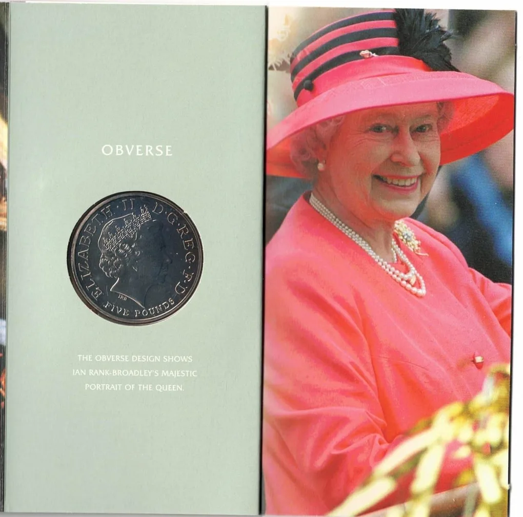 2006 Vivat Regina Her Majesty Queen Elizabeth II 80th Birthday Crown £5 Coin With Beautiful Cover