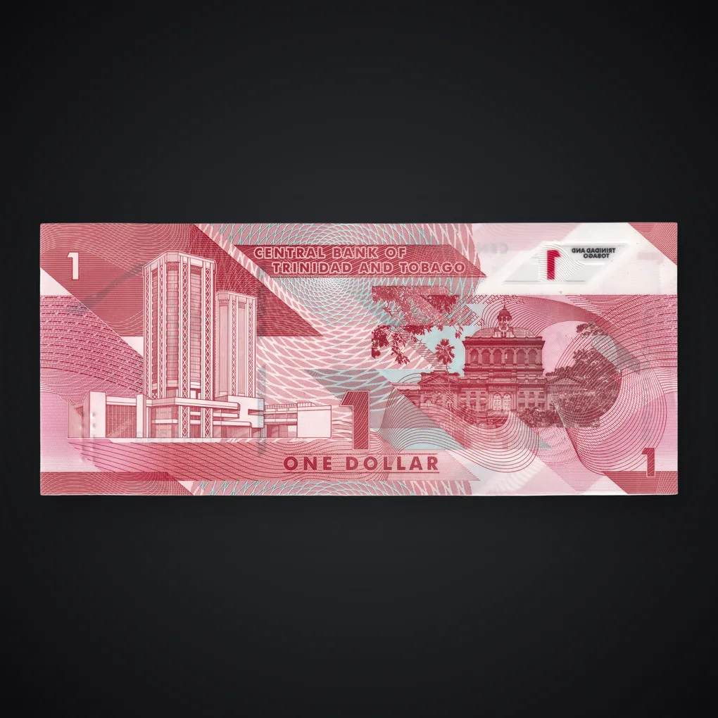 Rare 1 Dollar 2020 Central Bank of Trinidad and Tobago Polymer Series World Banknote Note Signature Alvin Hilaire Governor # A486