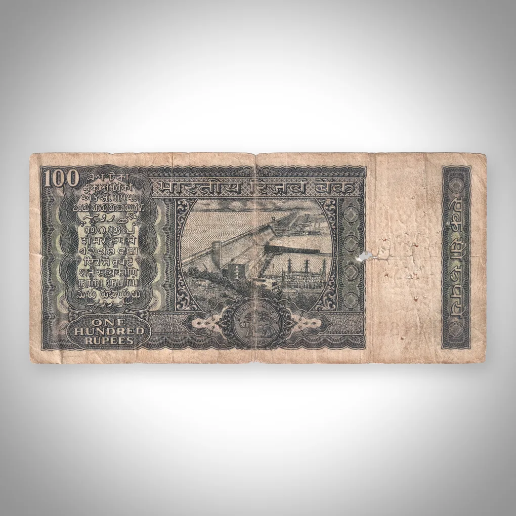 Rare 100 Rupees S Jagannathan Hirakud Dam Reserve Bank of India Republic India Note # A501