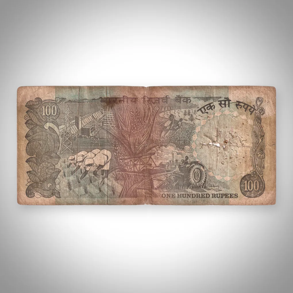 Rare 100 Rupees Manmohan Singh Signature Agriculture Series Reserve Bank of India Republic India Note # A516