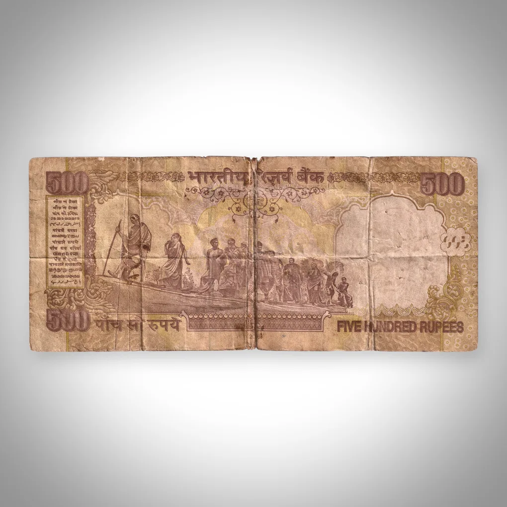 Rare 500 Rupees Mahatma Gandhi Series Y V Reddy Signature Republic India Note # A557