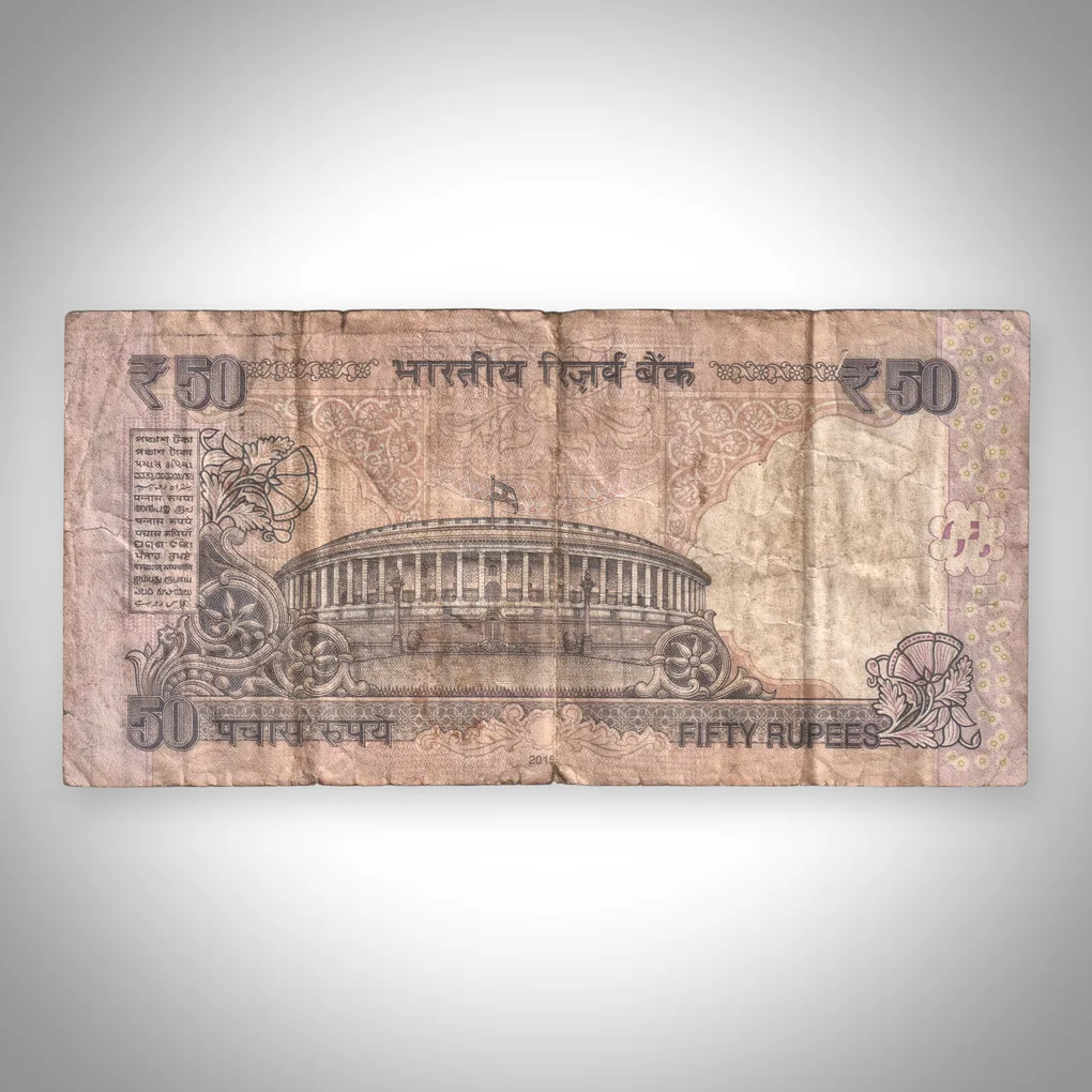 Rare 50 Rupees 2015 Mahatma Gandhi Series Raghuram Rajan Signature Republic India Note # A559