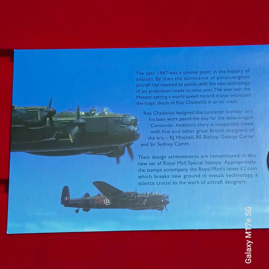 Ex Rare Two Pounds Proof Coin issued Royal Mint "Flights of Genius" Concord Aviation Year 1997 United Kingdom £2 coin
