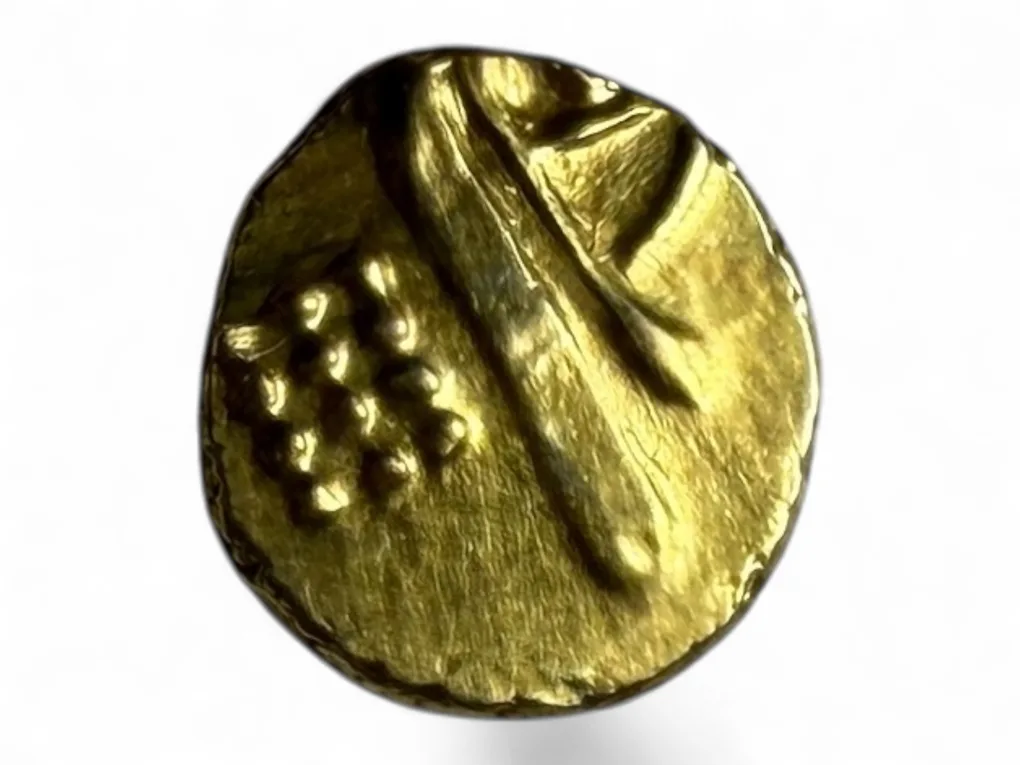 Gold Fanam South India Ganesh Motif Issue Very Unique and Rare Issue