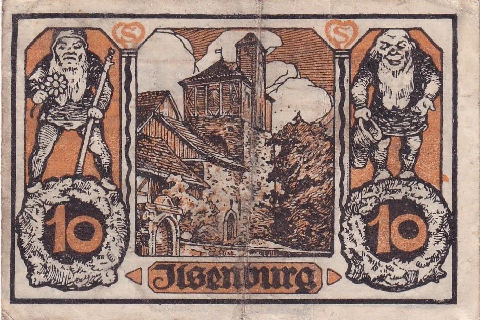 Germany, 10 Pfennigs( 1921) series Rare Note Lowest Price