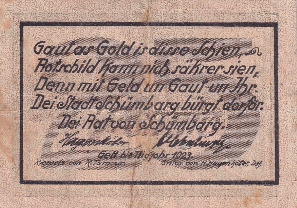 Germany, 25 Pfennigs( 1923) series Rare Note Lowest Price