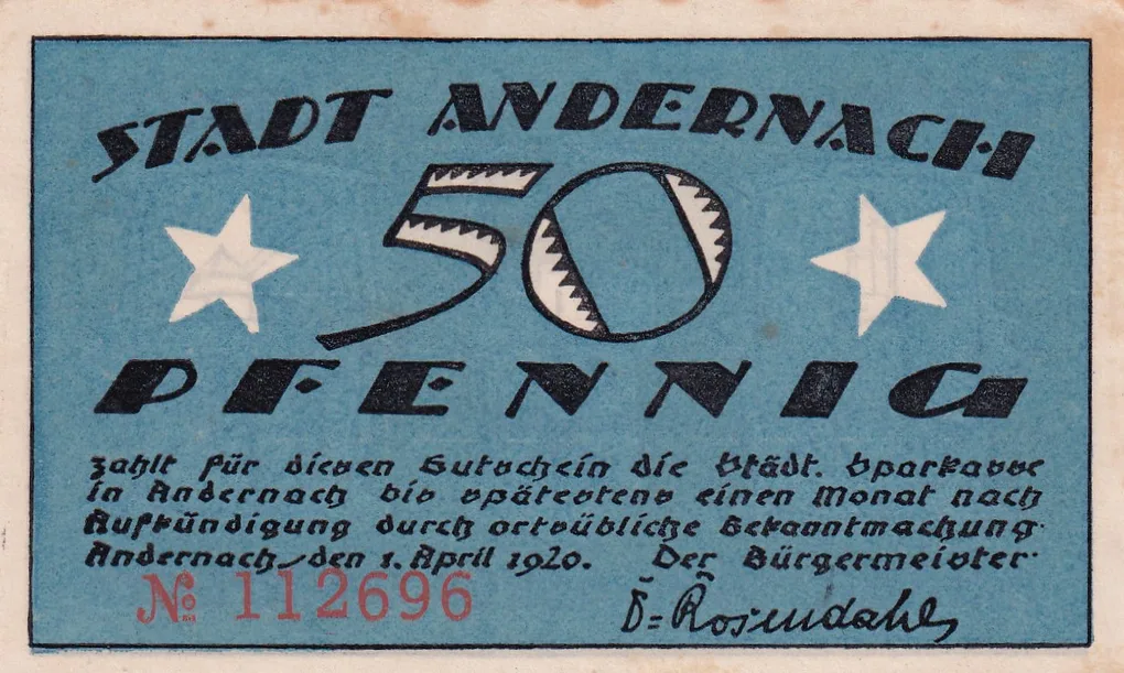 Germany, 50 Pfennigs (1920) series Rare Note Lowest Price