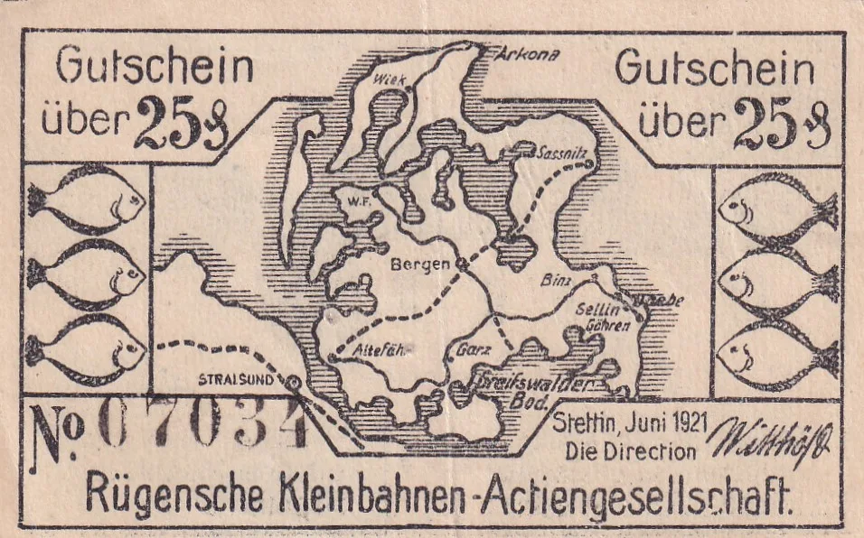 Germany, 25 Pfennigs (1921) series Rare Note Lowest Price