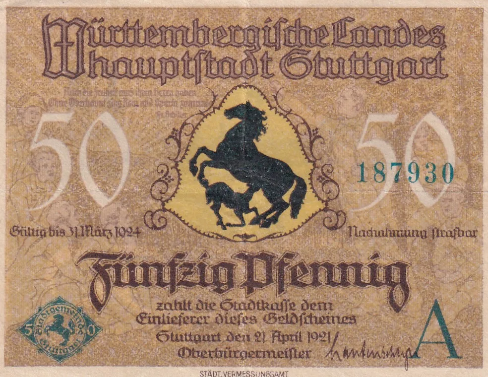 Germany, 50 Pfennigs (1921) series Rare Note Lowest Price