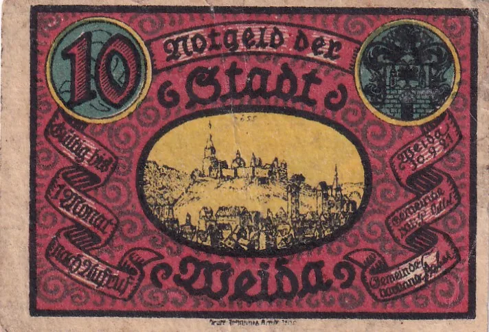 Germany, 10 Pfennigs series Rare Note Lowest Price