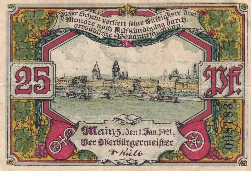 Germany, 25 Pfennigs (1921) series Rare Note Lowest Price