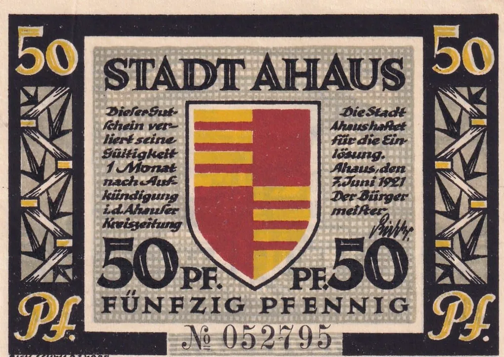 Germany, 50 Pfennigs (1921) series Rare Note Lowest Price