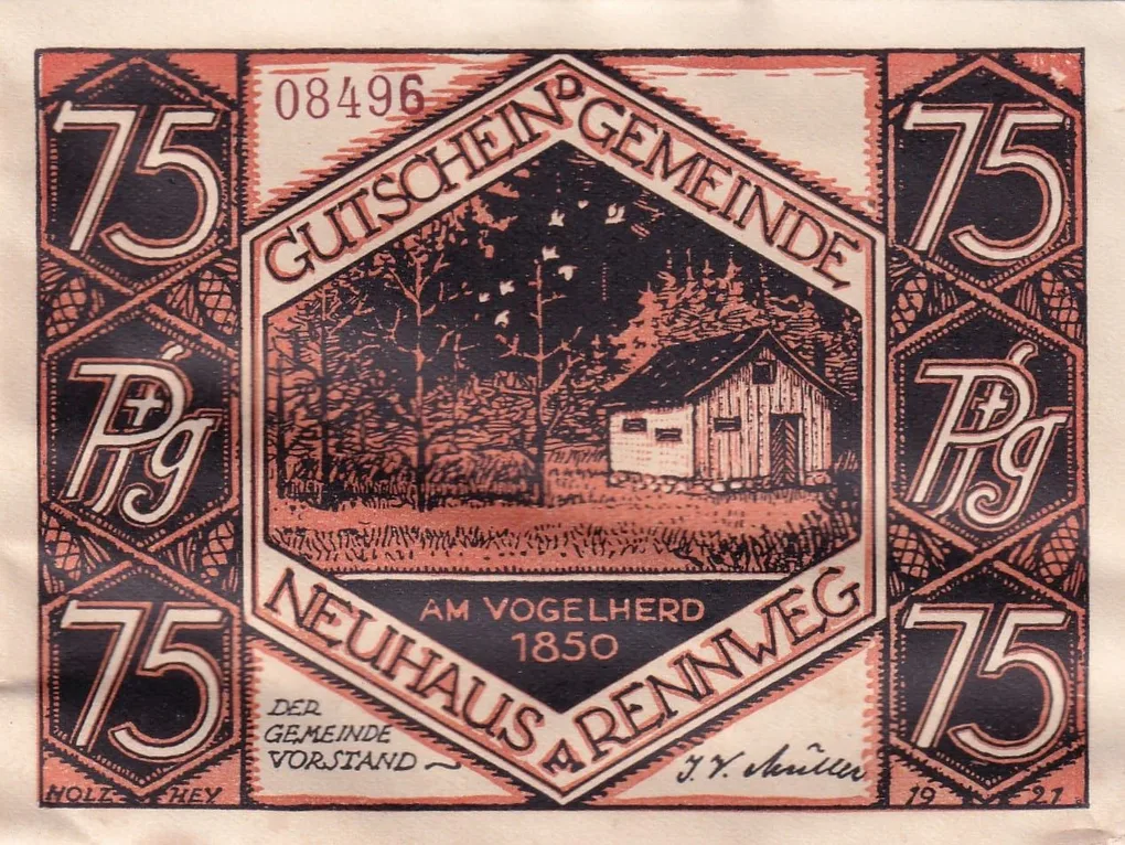 Germany, 75 Pfennigs (1927) series Rare Note Lowest Price