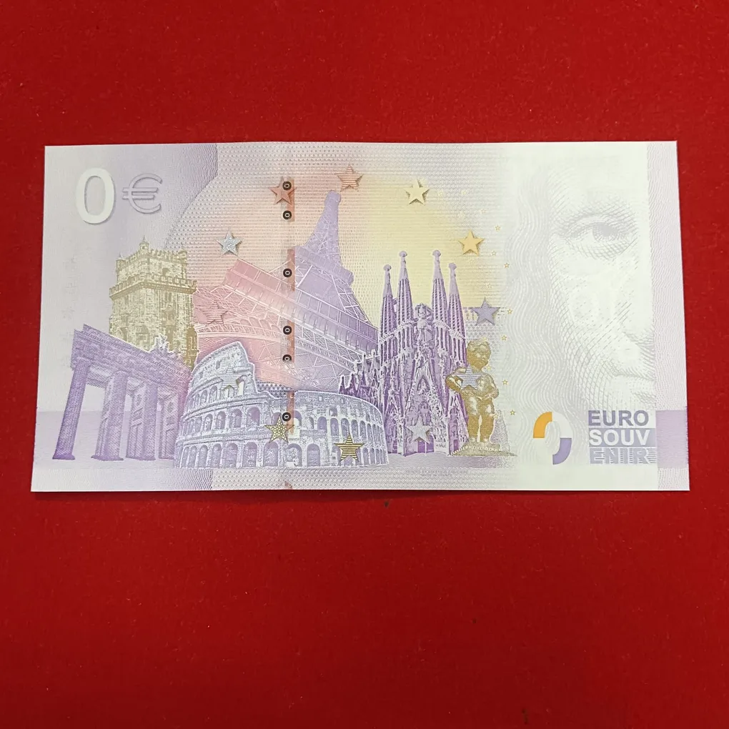 Rare Rare 0 Euro Souvenir Banknote from Spain featuring "Salamanca Ciudad de Cultura" (Salamanca City of Culture)