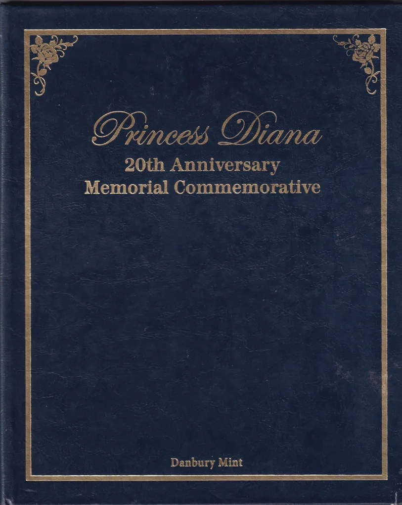 United Kingdom 5 Pounds 1999 - Elizabeth II Diana, Princess of Wales Commemorative issue Coin + Stamps + Certificate with Beautiful Book