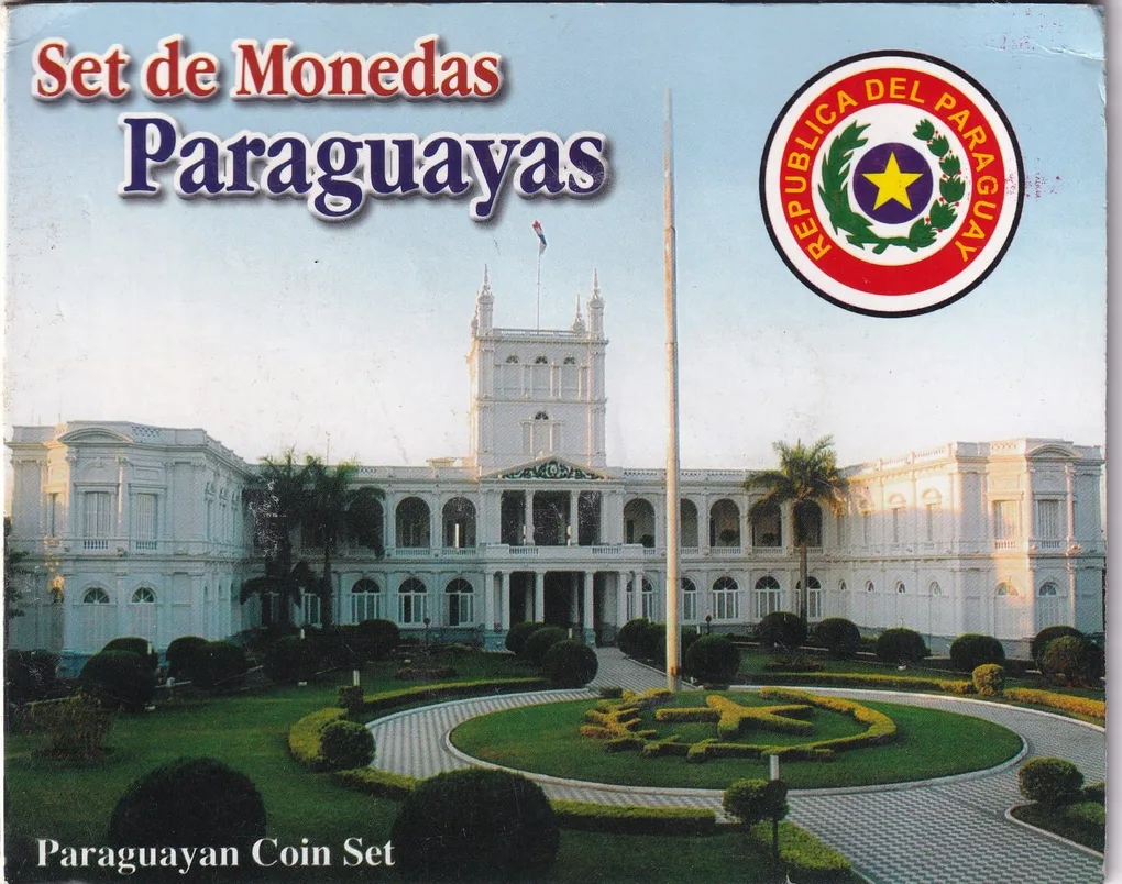 Paraguayan 7 Different Commemorative Coin Set