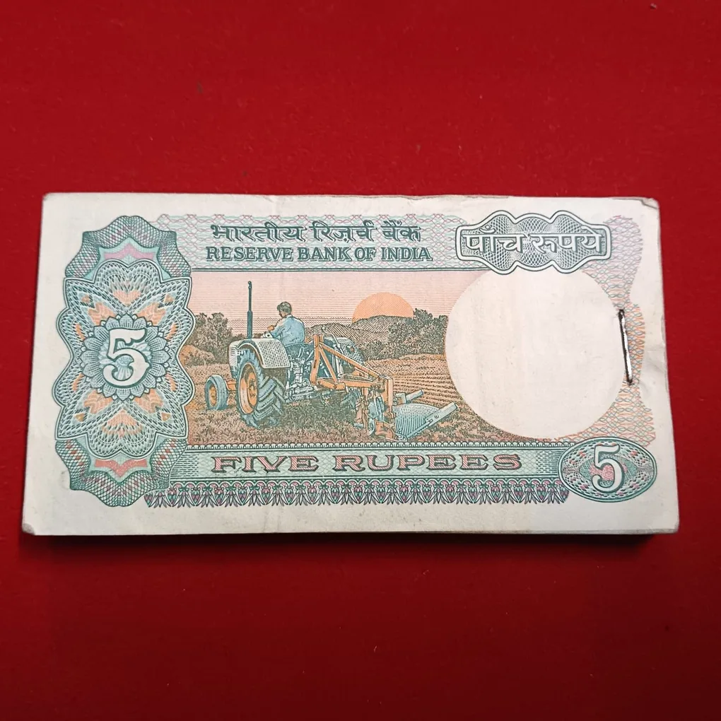 Five Rs Rare Tractor Full Serial Bundle Governor Bimal Jalan Unc Condition Reserve Bank of India 115801