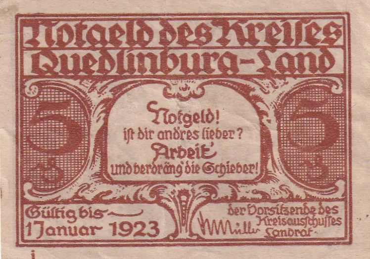 Germany, 5 Pfennigs Series Rare Note Lowest Price