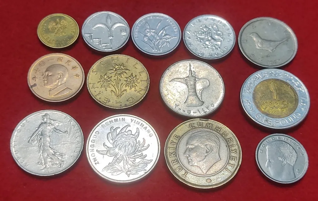 13 DIFFERENT COUNTRIES COIN SET 1 DENOMINATION PRICE