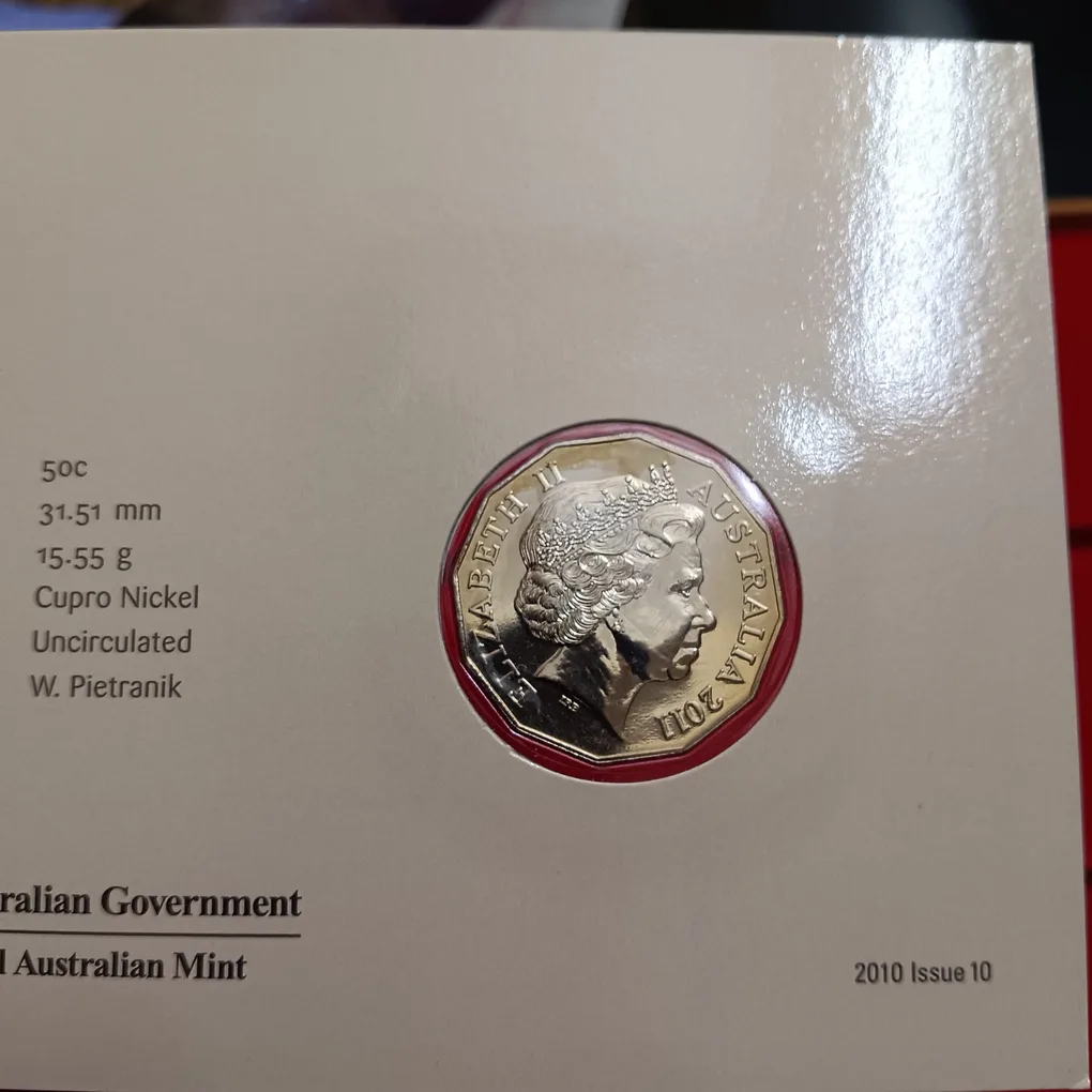 Australian Postal Numismatic Cover (PNC) Year 2011 50-cent National Service Memorial Proof Coin Issued By Australian Government Royal Australian Mint