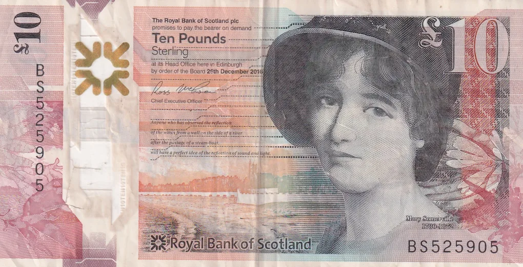 Scotland 10 Pounds Royal Bank Of Scotland Rare Polymer﻿ Note #B2