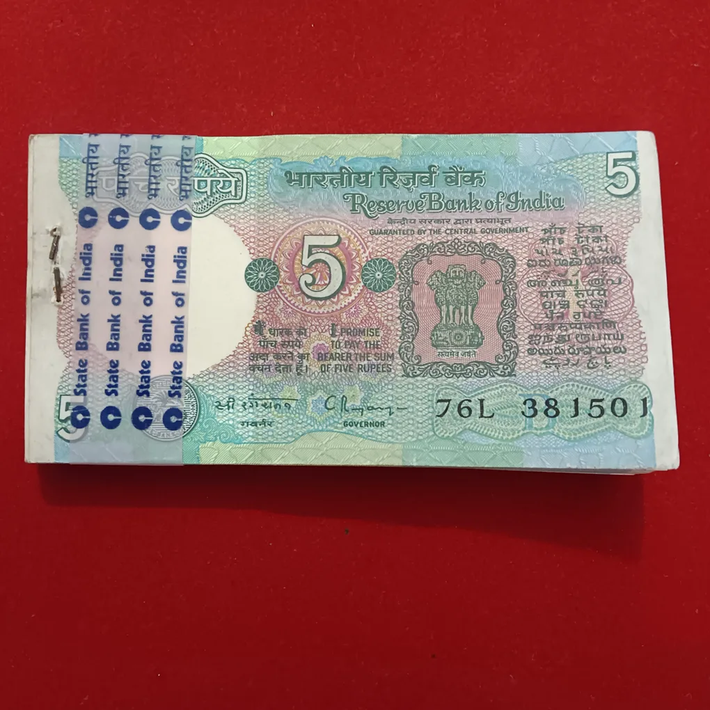 Five Rs Tractor Full Bundle Governor C Rangarajan Unc Condition Reserve Bank of India 381501