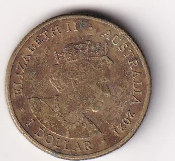 Australia 1 Dollar (Elizabeth II- Donation Dollar) 2021 Rare Commemorative Coloured Coin#R-17