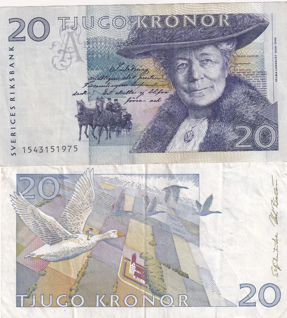 Sweden 20 Kronor Rare Note