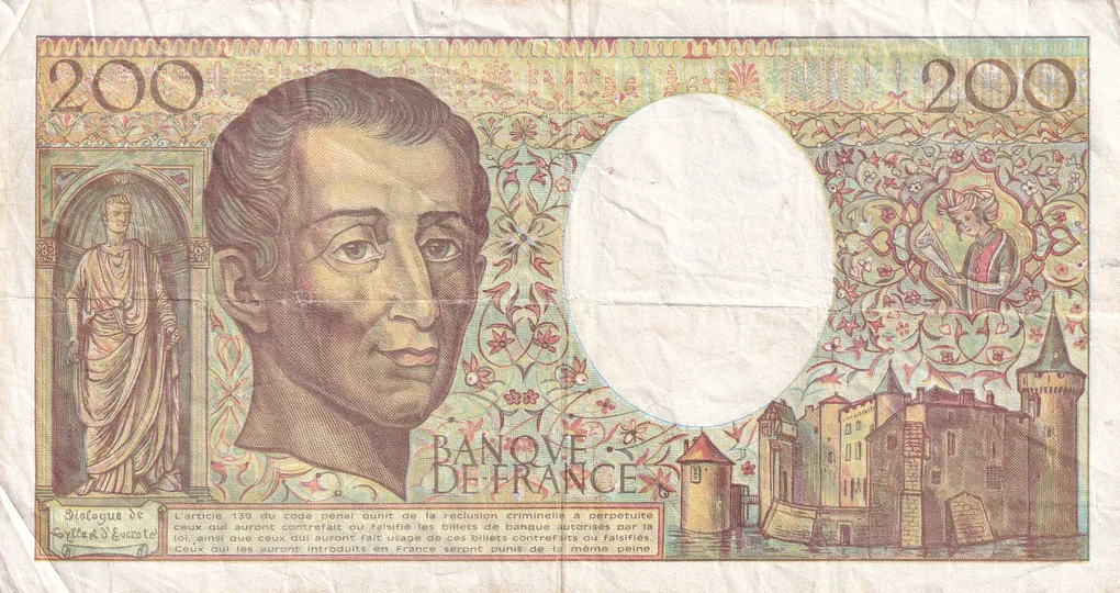 France 200 Francs Rare Note #B2