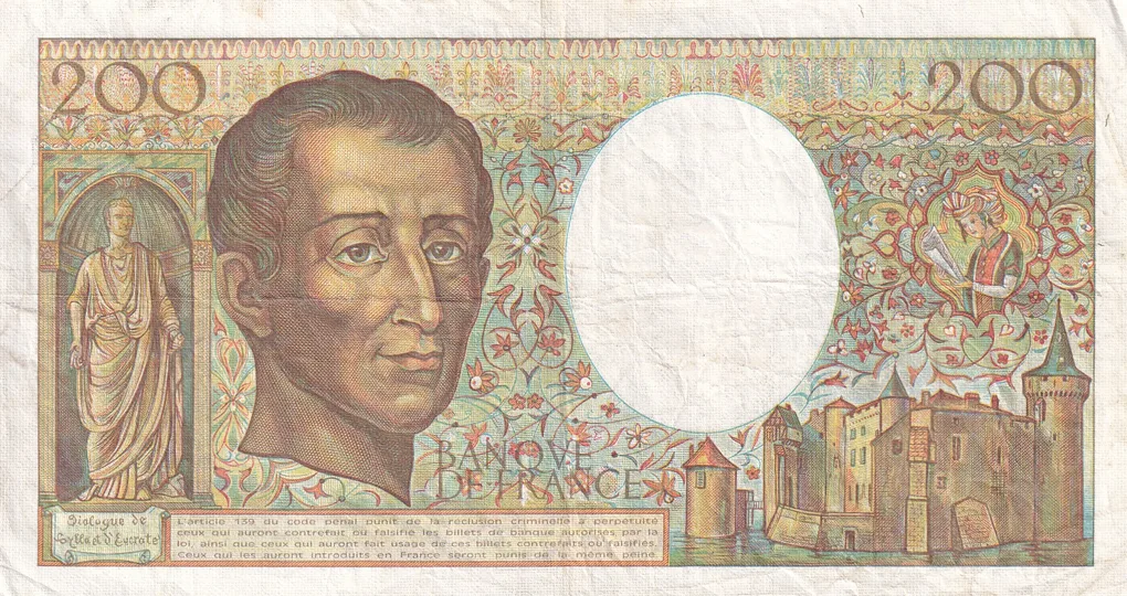 France 200 Francs Rare Note #B2