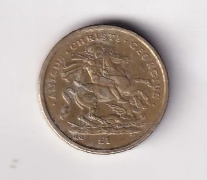 Gibraltar 1 Pound 2003 - Elizabeth II St. George and Dragon rare Coin #R-58