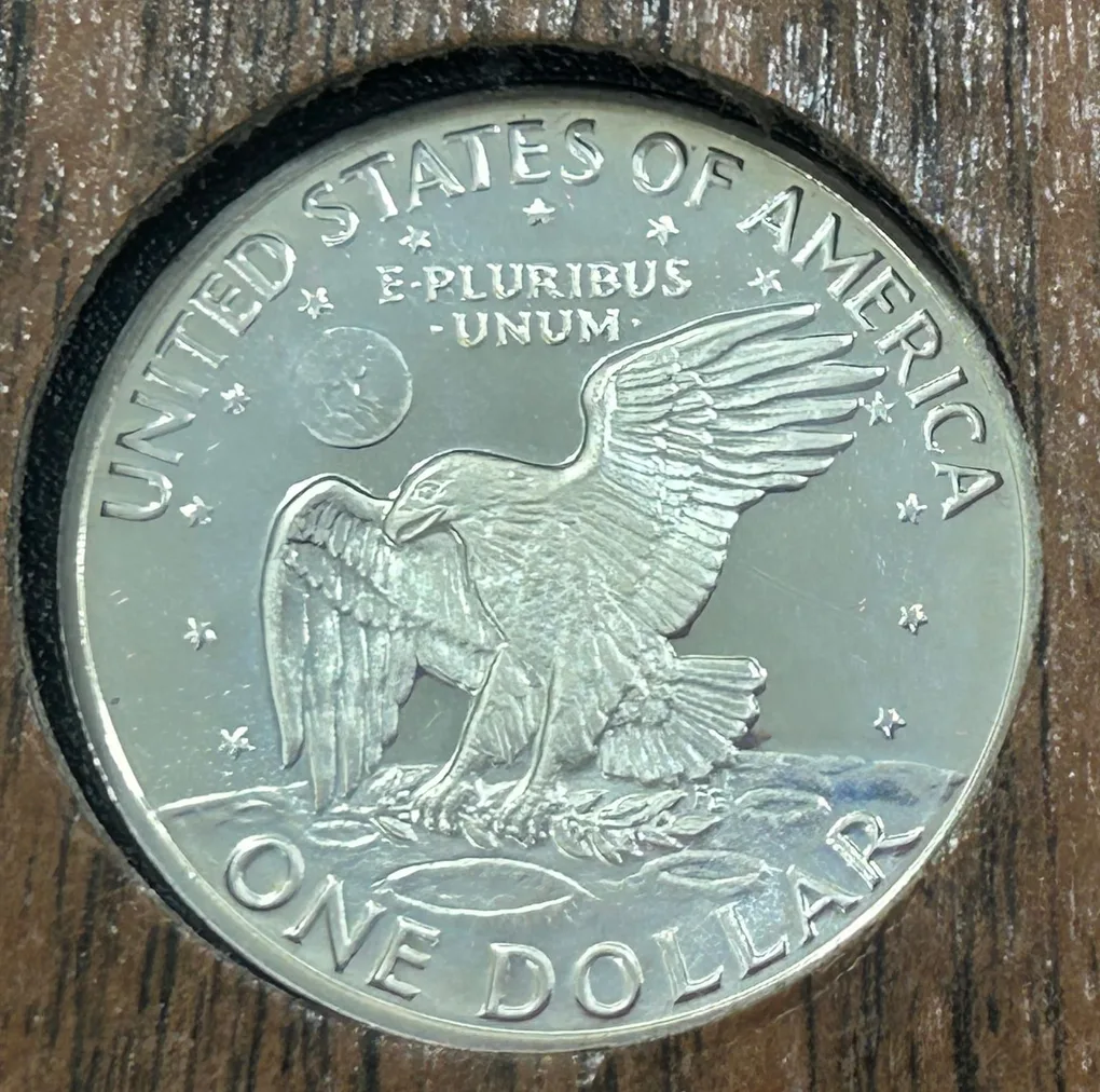 United States 1 Dollar 1971 (Eisenhower Dollar) Proof Silver Dollar Set
