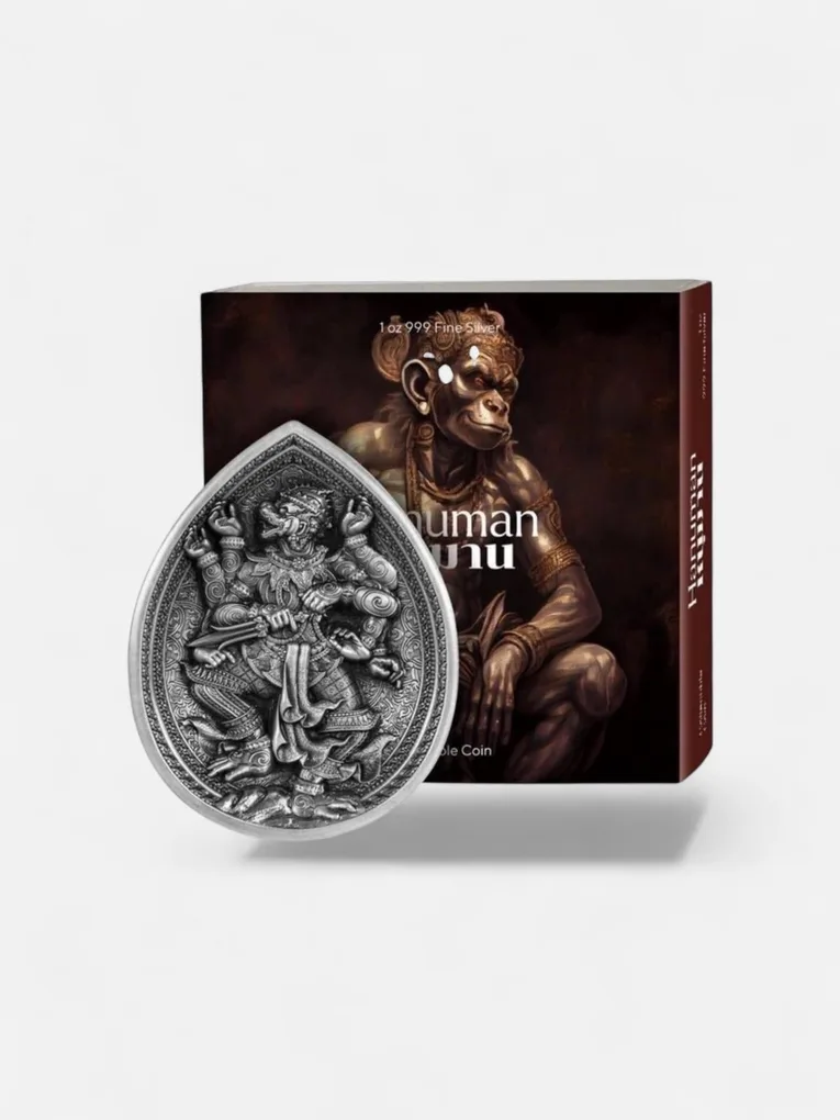 Shree Hanumanji Limited Edition Republic of Chad 5000 Francs 2023 Issue Unique and Rare