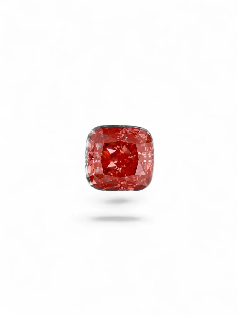 Rare 2 Carat Pair Shape Lab Grown Diamond Top Fancy Pink Color Excellent Quality Exceptional Collectible Unique and Rare