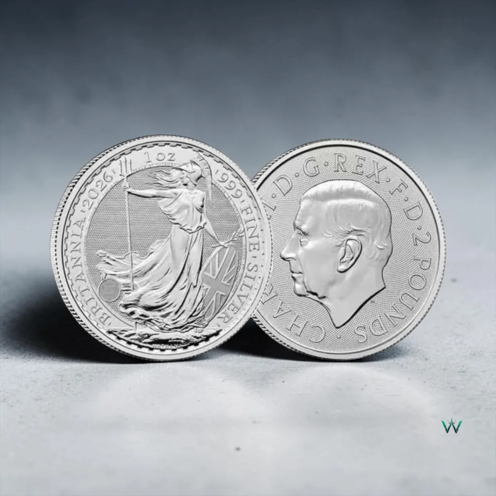 Britania Mint King Charles 2 Pounds Silver 1 Oz Pure Issue Ultra Unique and Rare